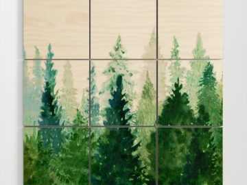 Pine Forest Wall Art