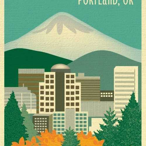 Portland Map Wall Art (Photo 1 of 20)