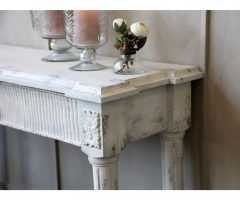 Gray Wash Console Tables