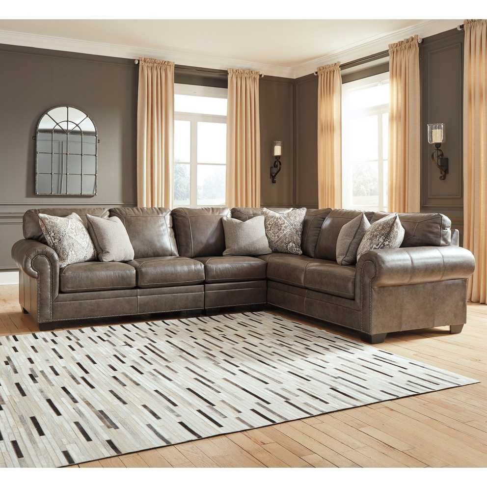 Featured Photo of 3Pc Polyfiber Sectional Sofas