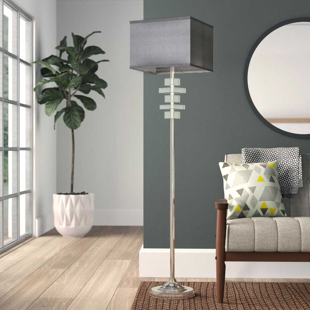 Featured Photo of Grey Shade Floor Lamps