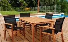 15 Collection of Rectangular Outdoor Patio Dining Sets