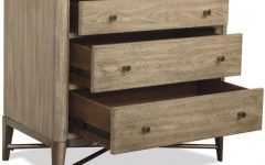 Natural Brown Wood 3-drawer Desks
