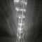 Chrome Crystal Tower Floor Lamps