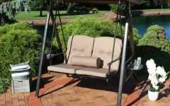 2-person Adjustable Tilt Canopy Patio Loveseat Porch Swings
