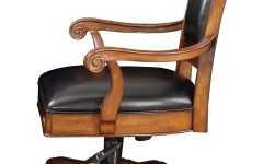 Leather Wood Executive Office Chairs