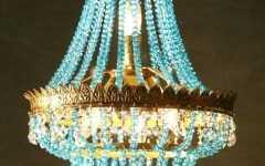 Turquoise Chandelier Crystals
