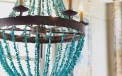 Turquoise Chandelier Lights