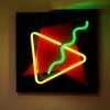 Abstract Neon Wall Art (Photo 1 of 15)
