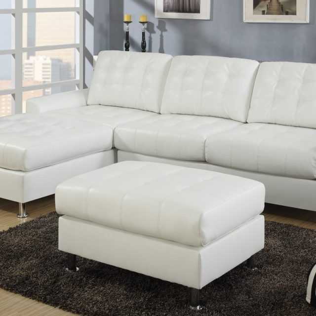 White Sectional Sofas with Chaise