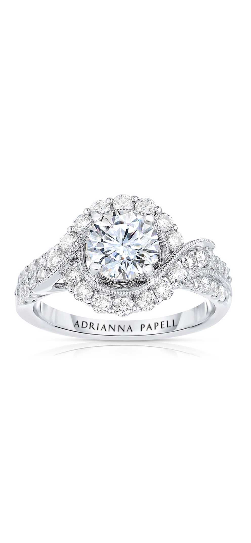 Featured Photo of Diamond Frame Vintage Style Engagement Rings