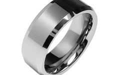 Mens Beveled Wedding Bands