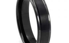 Black Tungsten Wedding Bands