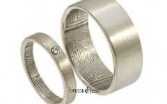 Wedding Rings with Fingerprint