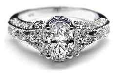 Antique Style Diamond Engagement Rings