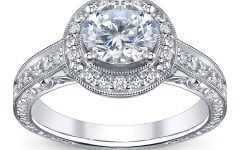 Halo Diamond Wedding Rings