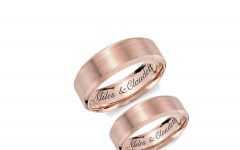Engraved Anniversary Rings