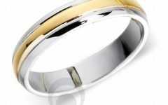 Platinum and Gold Wedding Rings