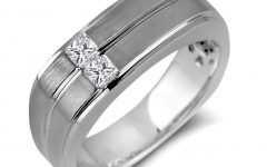 Square Mens Wedding Rings