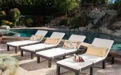 Jamaica Outdoor Wicker Chaise Lounges with Cushion