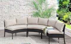 Purington Circular Patio Sectionals with Cushions