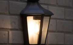 Half Lantern Outside Wall Lights