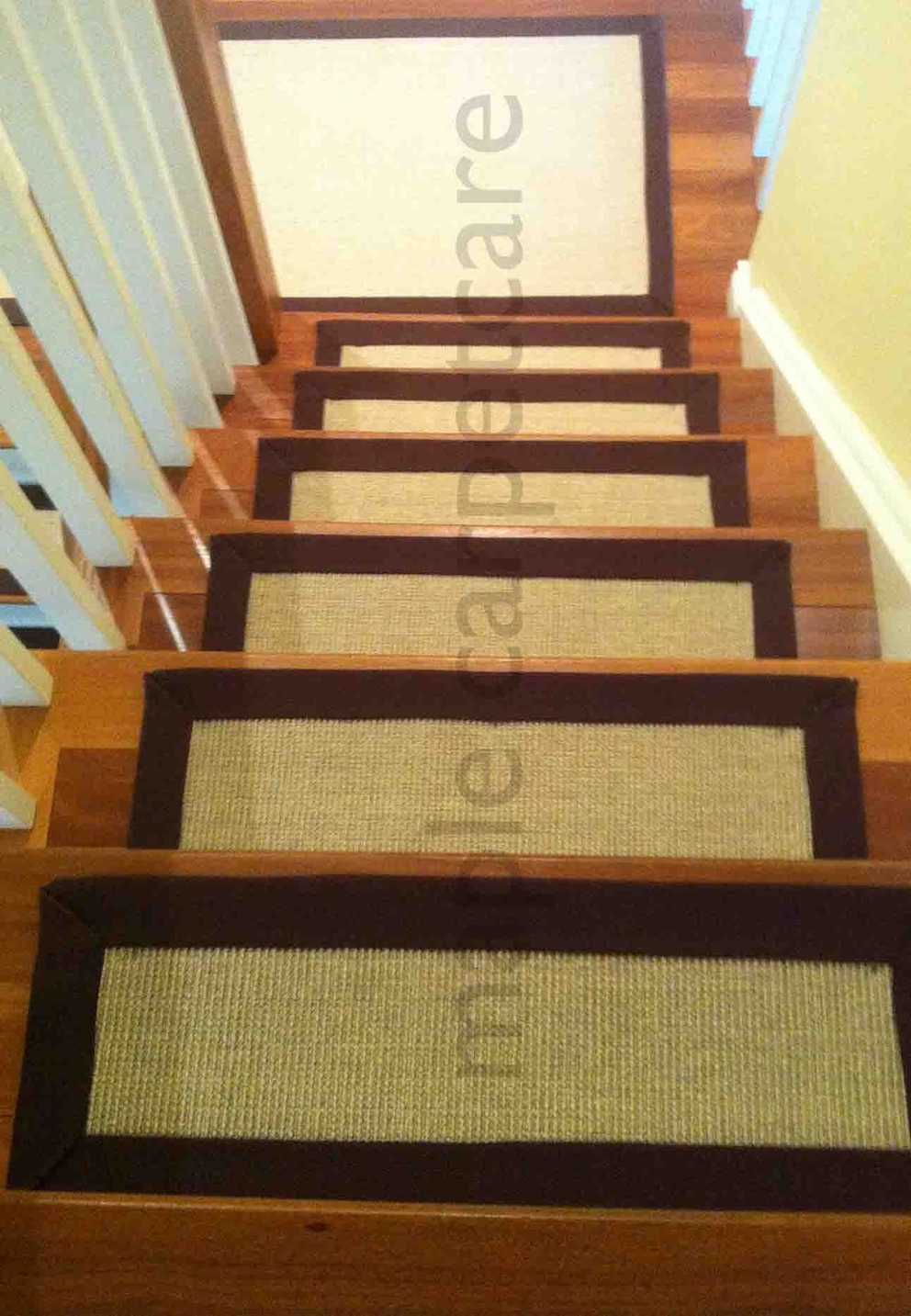 Stair Rugs Tightly Woven And Extremely Durable And Longlasting For Basket Weave Washable Indoor Stair Tread Rugs (Photo 3 of 15)