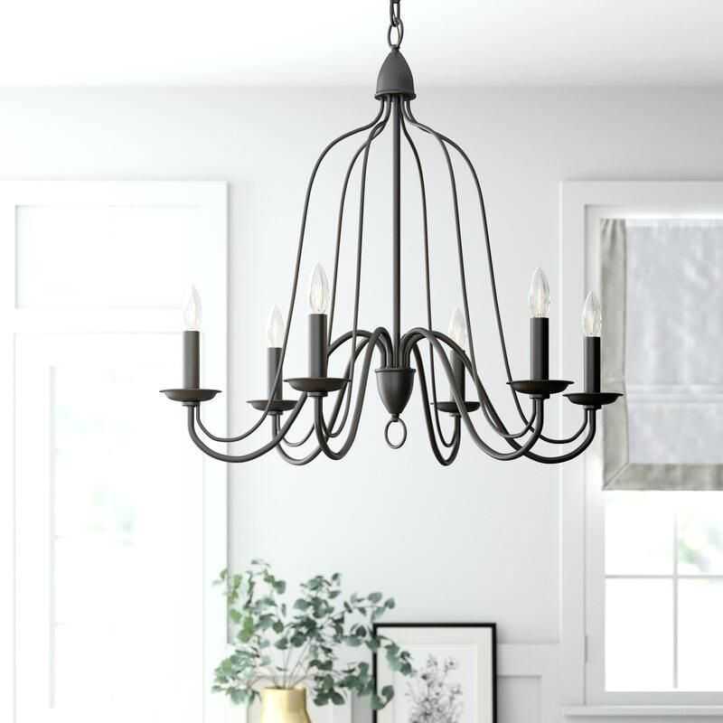 Chandelier Bennington 6 Light Candle Style Chandeliers 11 Of 20 Photos