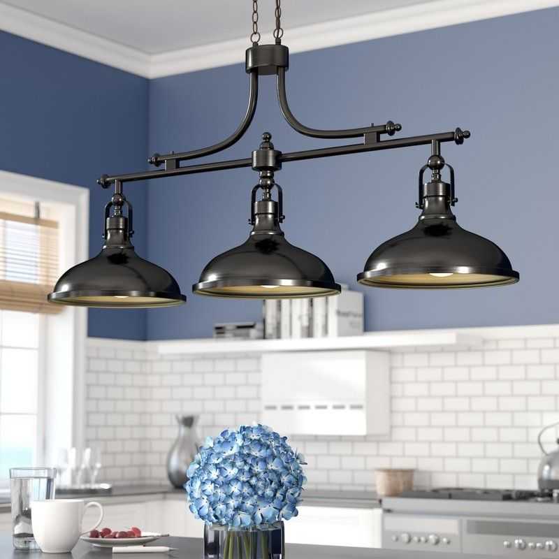 Featured Image of Martinique 3 Light Kitchen Island Dome Pendants