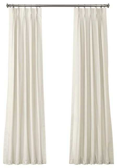 Featured Image of Solid Cotton Pleated Curtains
