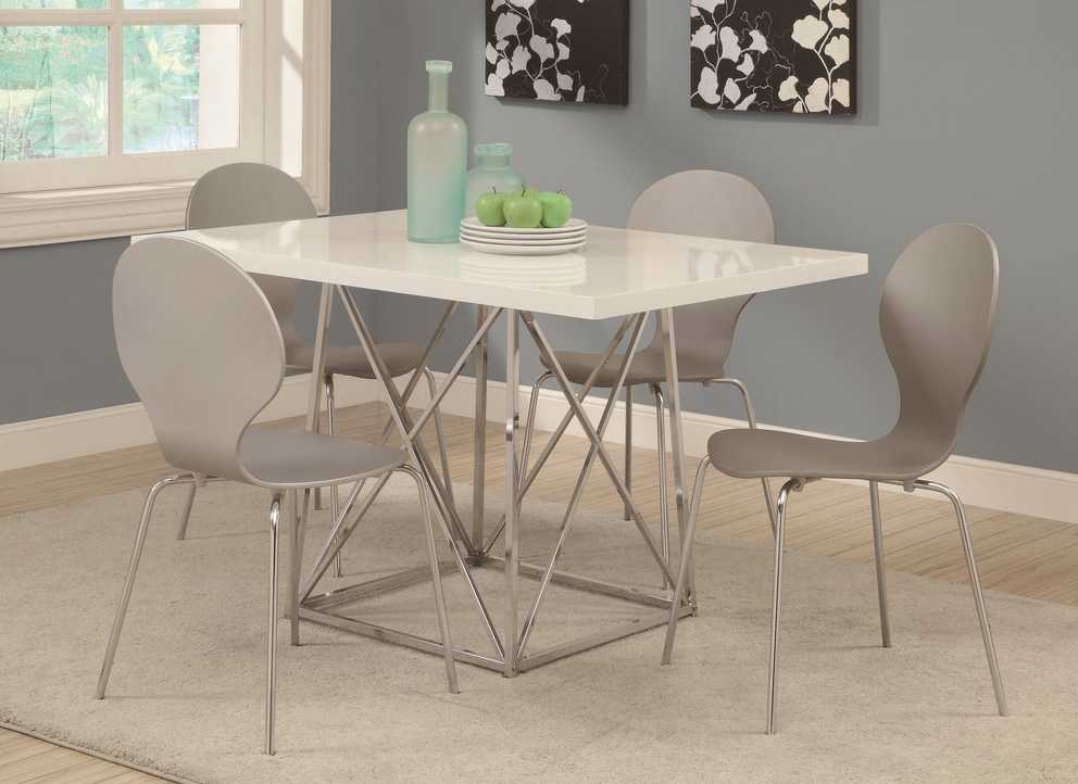 Featured Image of Chrome Metal Dining Tables