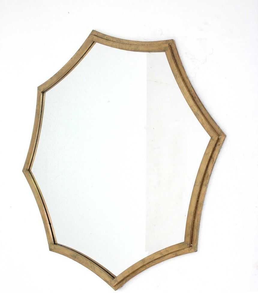 Featured Image of Gold Curved Wall Mirrors