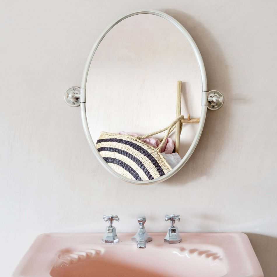 Featured Image of Silver Oval Wall Mirrors