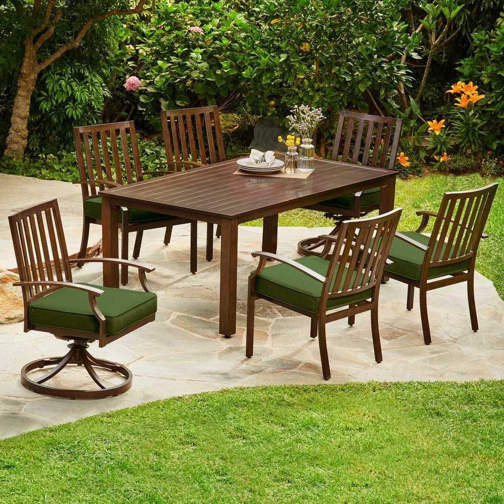 Featured Image of 7 Piece Patio Dining Sets With Cushions