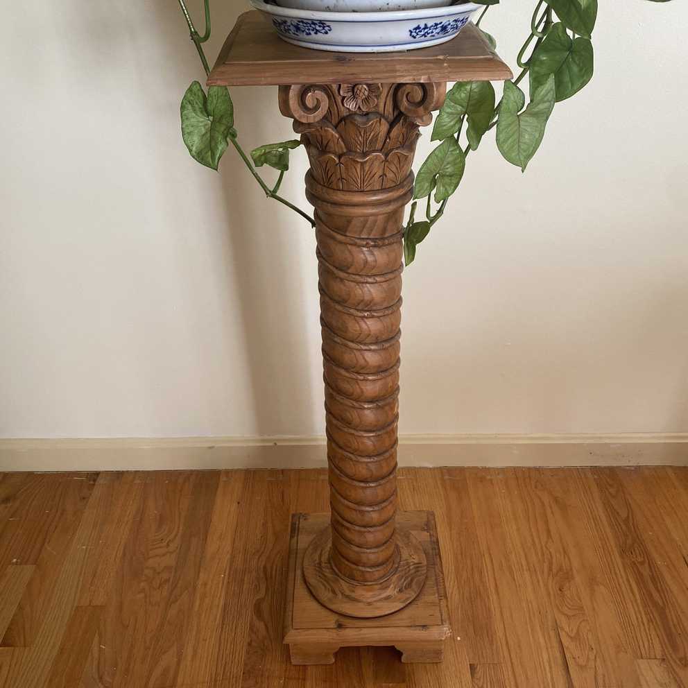 Roman Plant Stand – Etsy With Regard To Pillar Plant Stands (Photo 10 of 15)