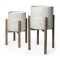 Eggshell Plant Stands