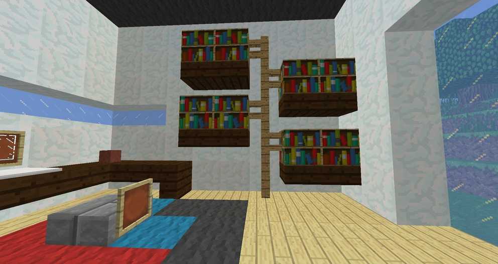 Explore Photos Of Minecraft Bookcases Showing Of Photos