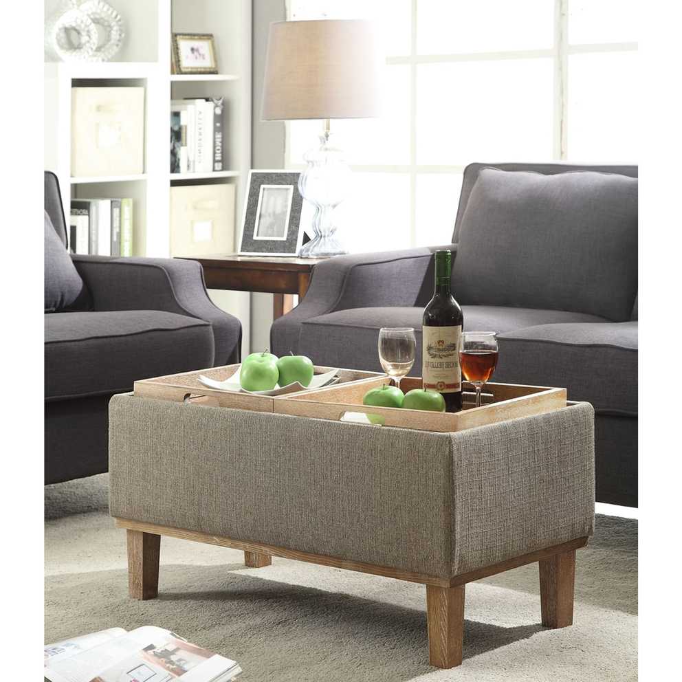 10 Best Ideas Storage Ottomans with Reversible Trays