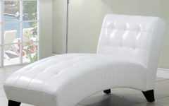 White Leather Chaises