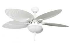 White Outdoor Ceiling Fans with Lights