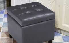 Twill Square Cube Ottomans