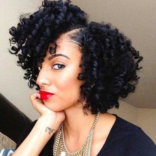 Featured Photo of Curly Bob Hairstyles For Black Women