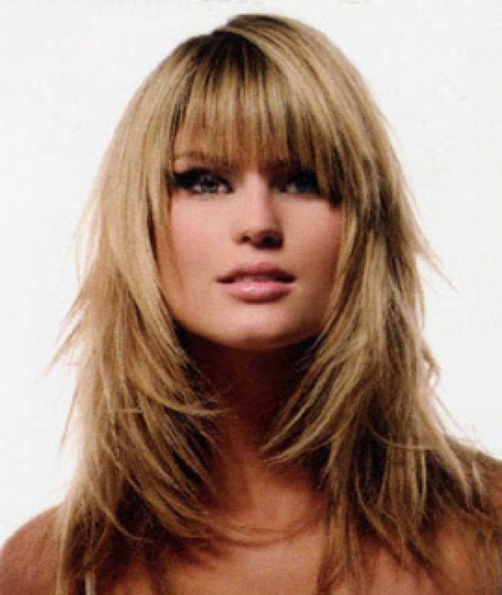 Best Medium Shaggy Haircuts Ideas With Bangs And Layers Side View Regarding Favorite Shaggy Bangs Long Hair (Gallery 10 of 15)
