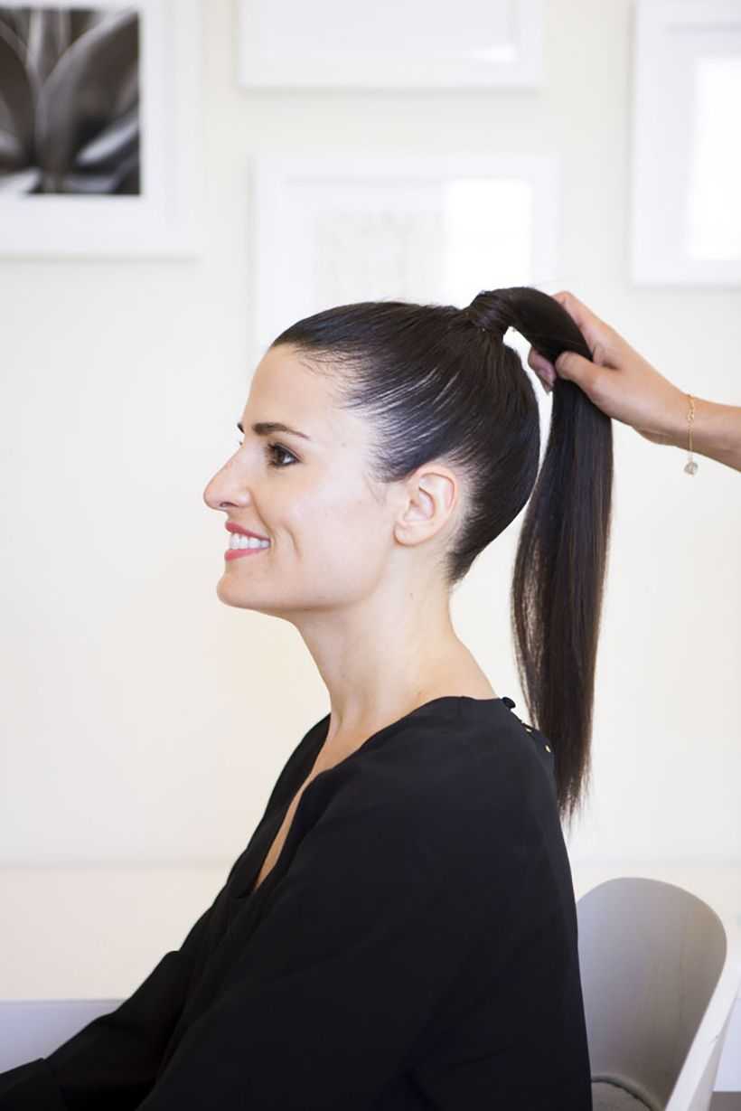 Preferred High Ponytail Regarding How To Get A Runway Perfect Slicked Back Pony – Camille Styles (Gallery 6 of 20)