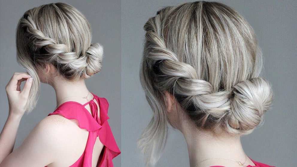 Featured Photo of Messy Rope Braid Updo Hairstyles