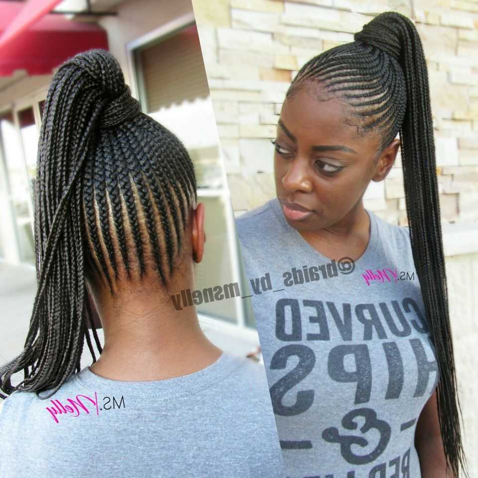Featured Photo of Curved Goddess Braids Hairstyles