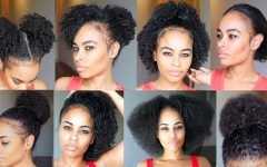Afro Medium Hairstyles