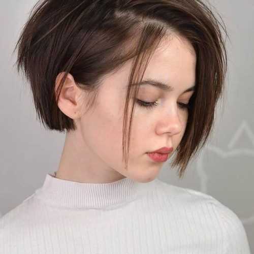 Deep Asymmetrical Short Hairstyles For Thick Hair (Photo 10 of 20)