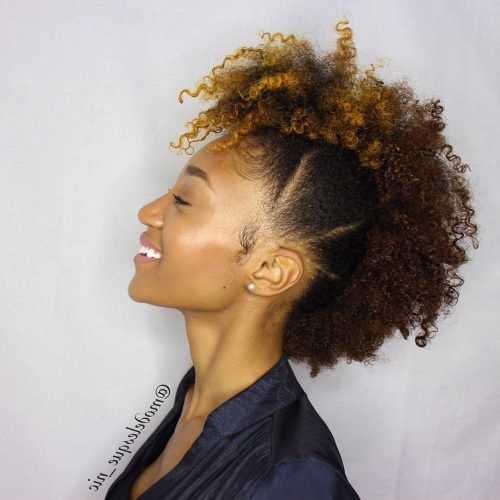 Curly Mohawk Updo Hairstyles (Photo 11 of 20)