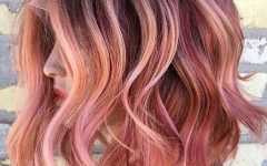Pink Medium Haircuts